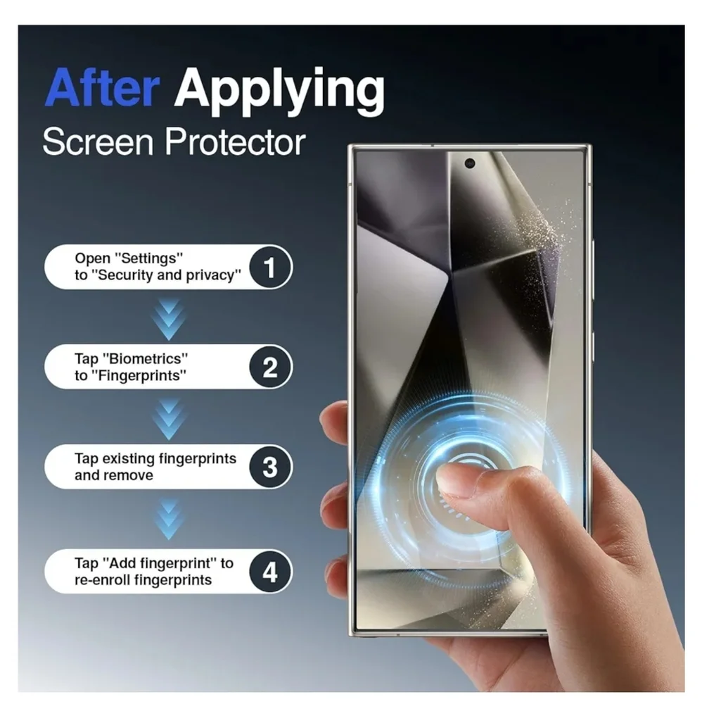 SMARTDEVIL [3 Pack for Samsung Galaxy S24 Screen Protector,